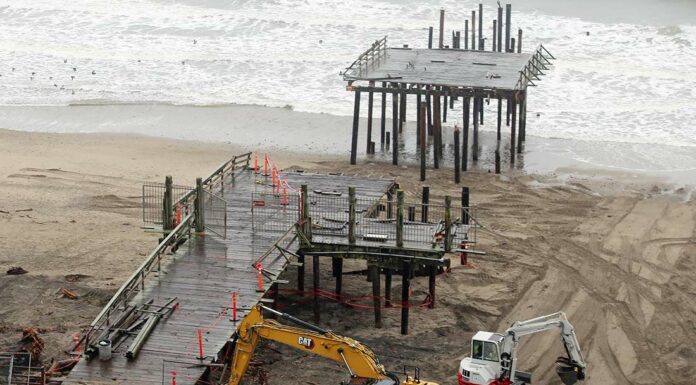 seacliff pier demolition