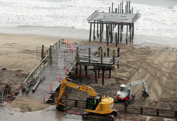 seacliff pier demolition
