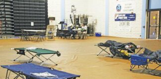 cabrillo college emergency shelter gymnasium