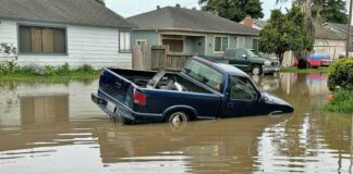 college road flood