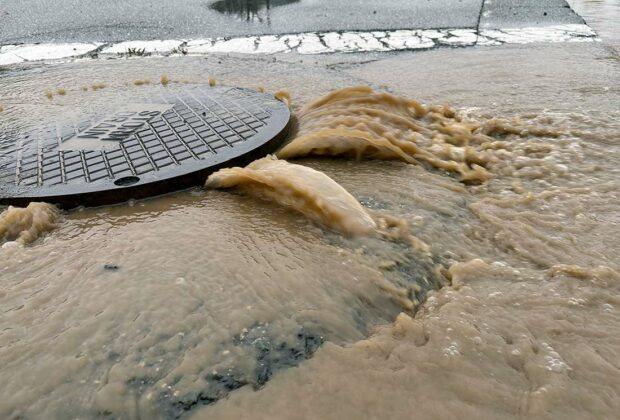 pajaro village overflowing storm drain