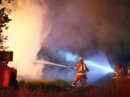 riverside road garage fire