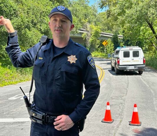 california highway patrol officer cliff inman spreckels drive
