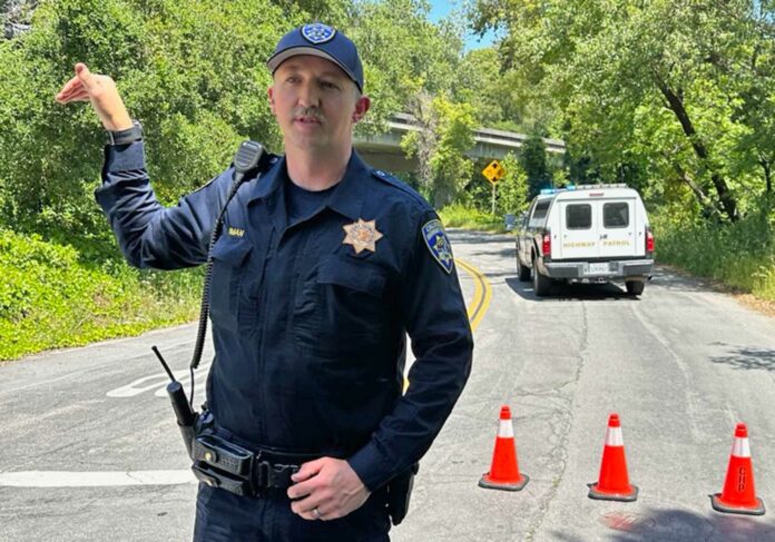 california highway patrol officer cliff inman spreckels drive