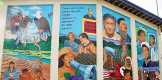 cesar chavez middle school mural