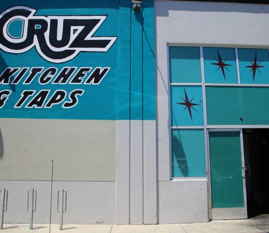 Cruz Kitchen and Taps mural paul de worken