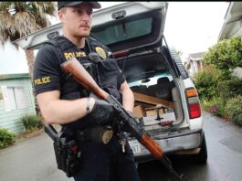 Scotts Valley Police officer Forrest Green gun bust