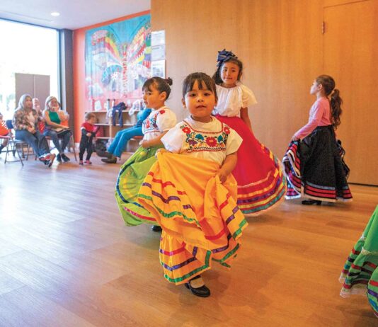 Watsonville Center for the Arts Ballet Folklorico Ollin dancers