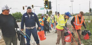 bridge street trash pickup