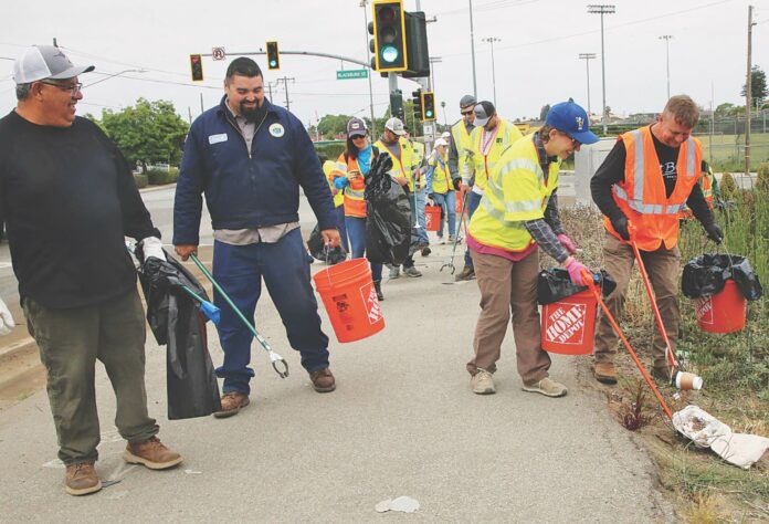 bridge street trash pickup