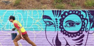 Main Street mural Kyle sanders