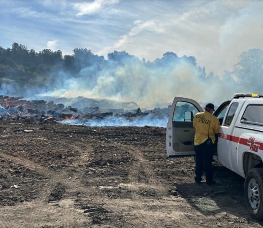 aromas quarry road fire