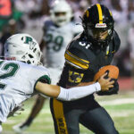 Image for display with article titled ‘Catz fight off Sharks to earn win in league action | PCAL football