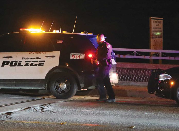 pajaro levee river bridge watsonville police