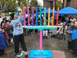 hanukkah town clock santa cruz menorah lighting