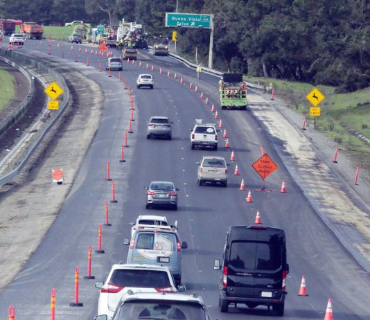highway 1 road work