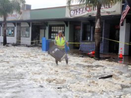 capitola village high surf flooding
