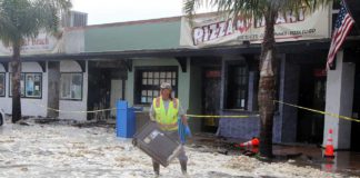 capitola village high surf flooding