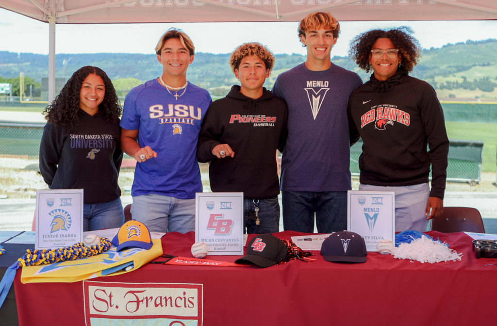 Image for display with article titled St. Francis Athletes Officially Sign National Letters of Intent