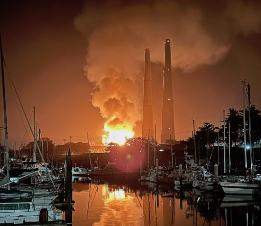 Fire re-ignites at Moss Landing Power Plant