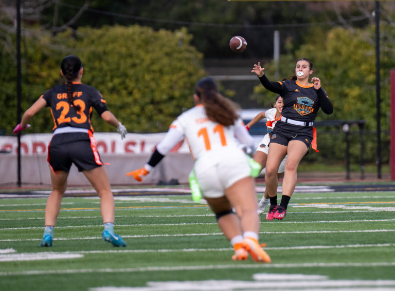 Watsonville’s Fernanda Lazo tosses two TDs at inaugural Central Coast All-Star Game | Girls flag football