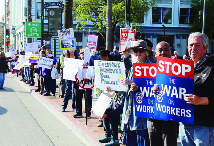 May day protest Wats