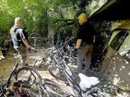 Over $30K in stolen bikes and tools recovered from illegal encampment