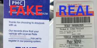 Two tickets side by side