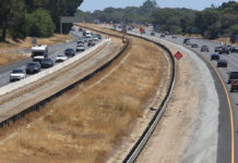 Shot from above of Highway 1