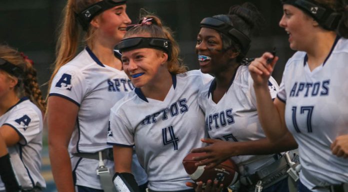 Aptos continues to grind despite rocky start | High school flag football