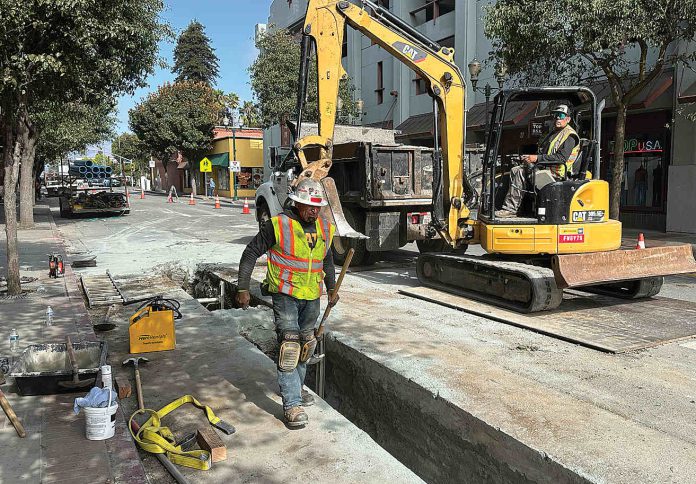 Watsonville Road work 1