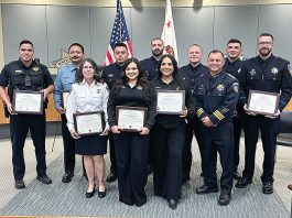 Watsonville Police Department holds awards ceremony for outstanding employees