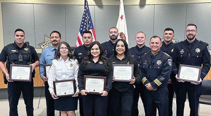 Watsonville Police Department holds awards ceremony for outstanding employees