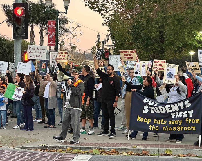 PVUSD cuts protest 2