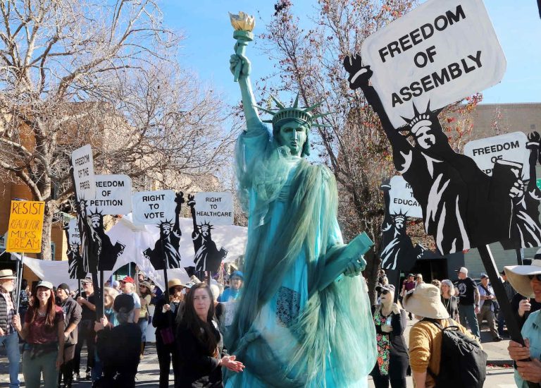 Thousands march for Martin Luther King Jr. Day | The Pajaronian ...