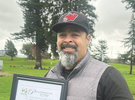 Farmer’s Market manager Jesus Madrigal recognized Watsonville Certified Farmer’s Market manager, Jesus Madrigal, is shown with a framed proclamation that was handed to him at a recent Watsonville City Council meeting.