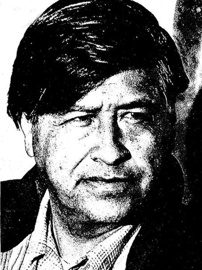 Cesar Chavez makes an appearance at a boycott over agricultural worker’s wages and conditions in Salinas in 1979.