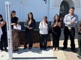 Watsonville High Hope Club unveils Peace Pole