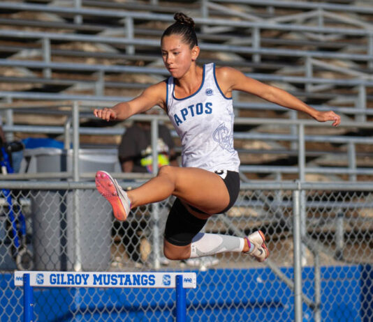 Aptos’ Ella Boyes sets school record in 300 hurdles | CCS track and field