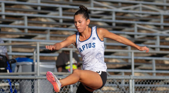 Aptos’ Ella Boyes sets school record in 300 hurdles | CCS track and field
