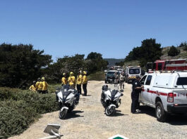 Man dies in solo-vehicle crash north of Santa Cruz