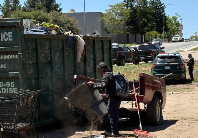 homeless encampment