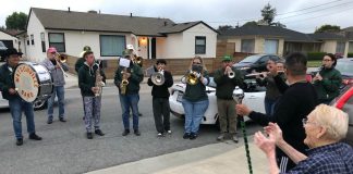 Photo story: A special visit from the Watsonville Community Band