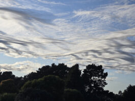Arturo De Cordoba of Aptos captured these unusual clouds.