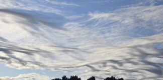 Arturo De Cordoba of Aptos captured these unusual clouds.