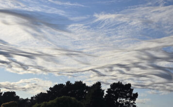 Arturo De Cordoba of Aptos captured these unusual clouds.