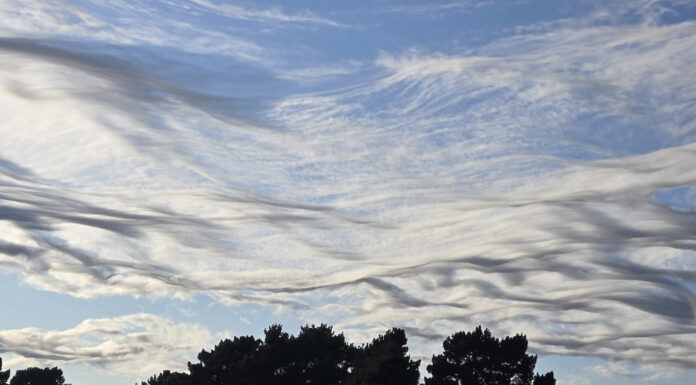 Photo Gallery July 27 2026 Arturo De Cordoba of Aptos captured these unusual clouds.