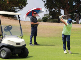 Pajaro Valley Golf Club celebrates 100th year Alexander Wigginton (left) and Michael Kirihara work through a round of golf Wednesday at the Pajaro Valley Golf Club.(Tarmo Hannula/The Pajaronian)