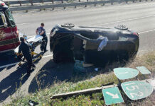 Morning rollover crash snarls traffic