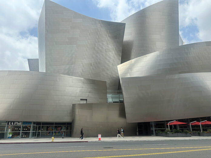 LA Trav 1 The Walt Disney Concert Hall on South Grand Avenue in downtown Los Angeles first opened in 2003. (Tarmo Hannula/The Pajaronian)